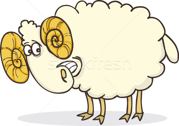 happy ram Stock photo © izakowski