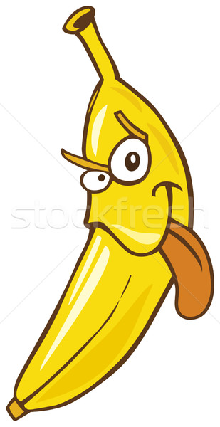 Ilustração banana para colorir livro imagem vetorial de izakowski© 25990613