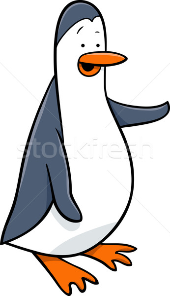 penguin bird character Stock photo © izakowski
