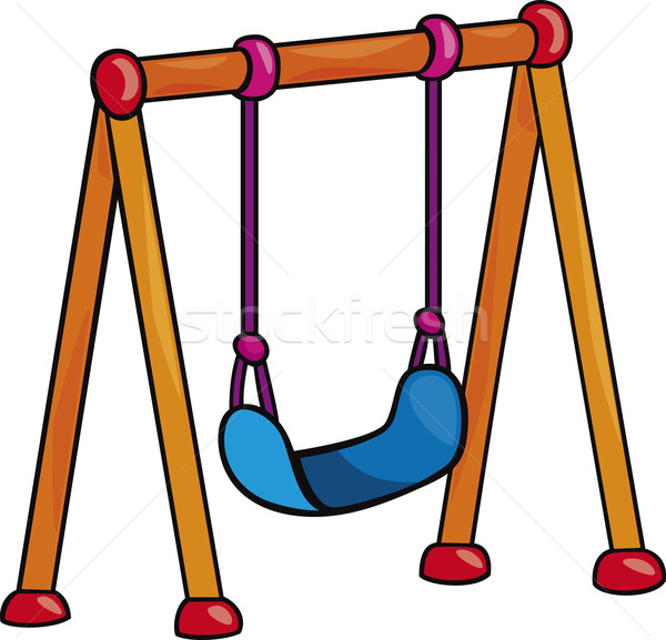 1230805_stock photo garden swing