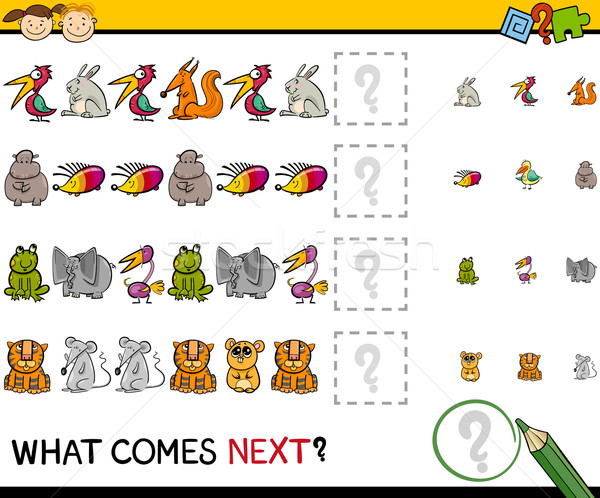 what comes next game cartoon Stock photo © izakowski