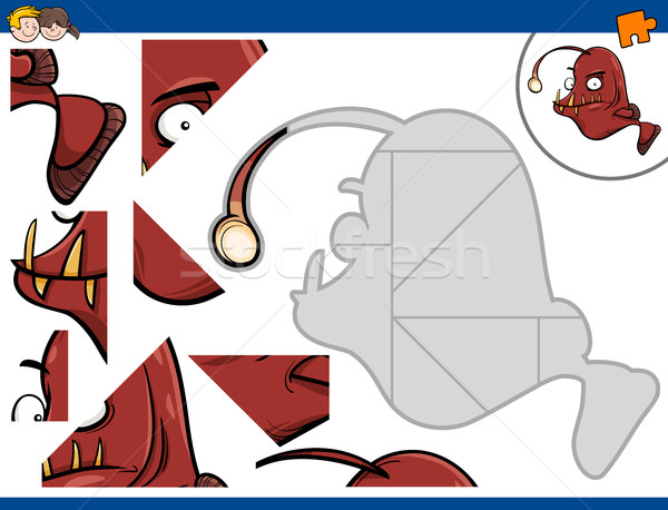 jigsaw puzzle with fish Stock photo © izakowski