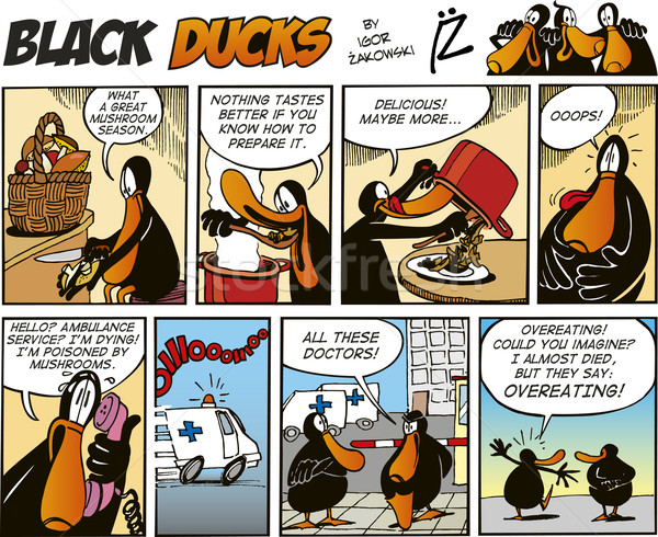 Black Ducks Comics episode 65 Stock photo © izakowski