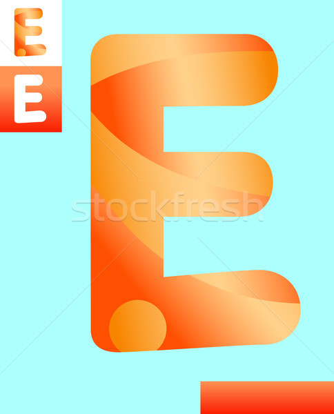 letter e graphic design illustration Stock photo © izakowski