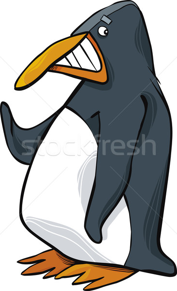 funny penguin Stock photo © izakowski