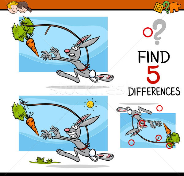 differences preschool activity Stock photo © izakowski