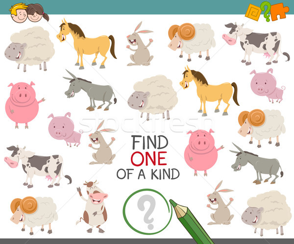 find one of a kind for children Stock photo © izakowski