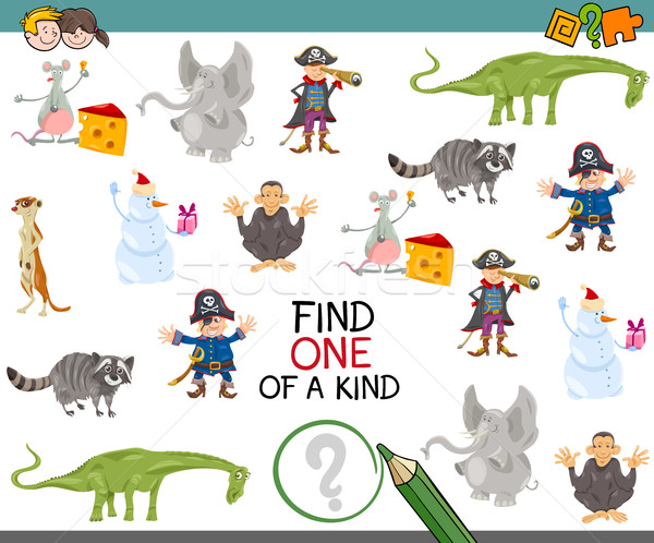 find one of a kind activity game Stock photo © izakowski