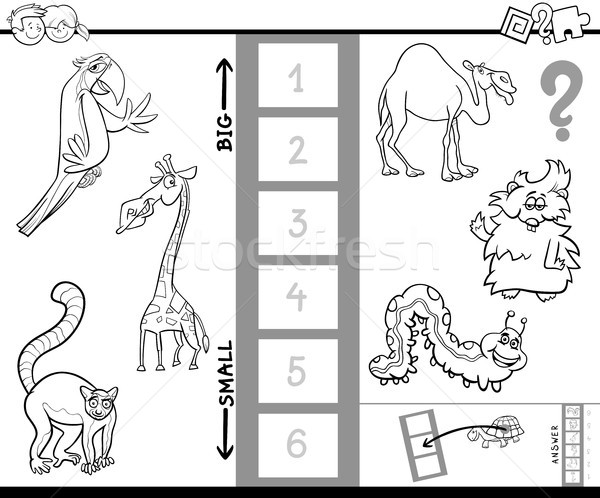 find biggest animal game for coloring Stock photo © izakowski