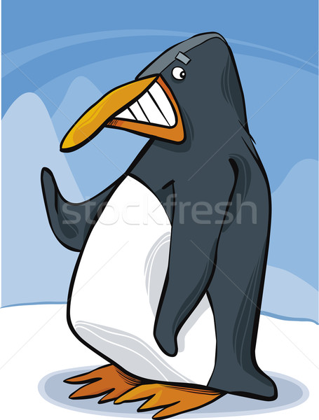 funny penguin Stock photo © izakowski