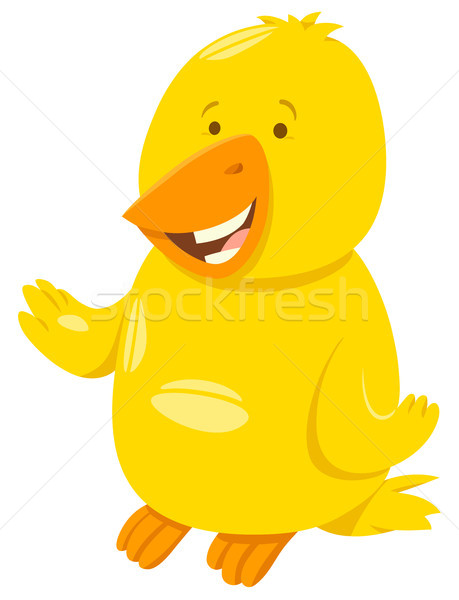 funny canary cartoon animal character Stock photo © izakowski