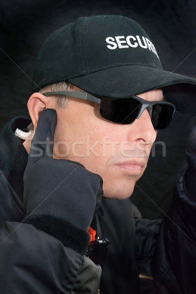 Blisko ochrony groźba oficer Zdjęcia stock © jackethead