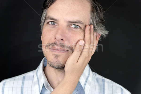Mână senin om femeie Imagine de stoc © jackethead