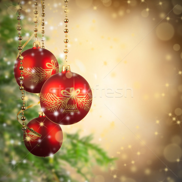 [[stock_photo]]: Noël · rouge · verre · libre · espace