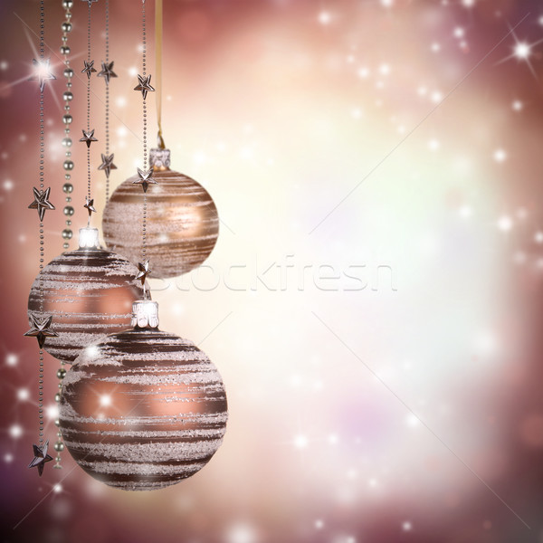 Noël verre libre espace texte [[stock_photo]] © Jag_cz