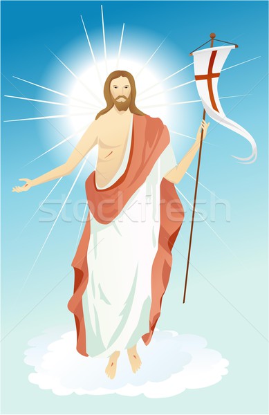 Foto stock: Jesus · cristo · glória · páscoa · fundo · homens