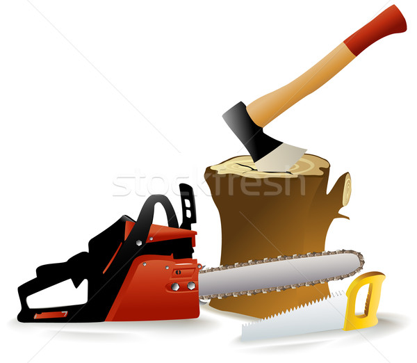 Woodcutter's tools Stock photo © jagoda