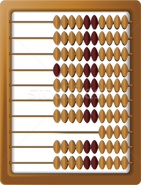 Stock photo: Wooden abacus