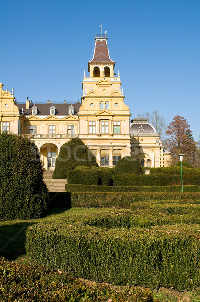 The Wenckheim-castle with the park Stock photo © jakatics