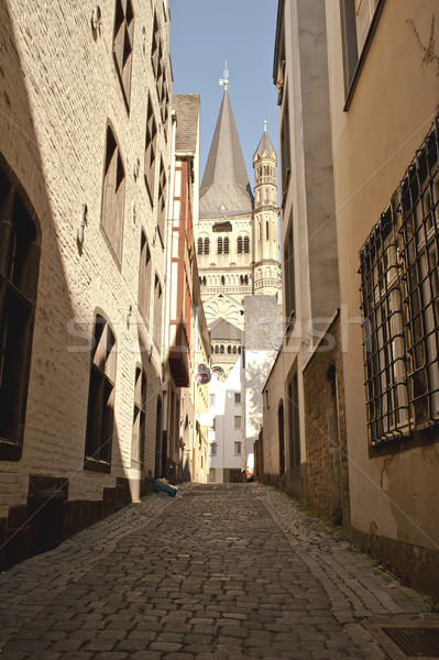 Backstreet of Cologne Stock photo © jakatics