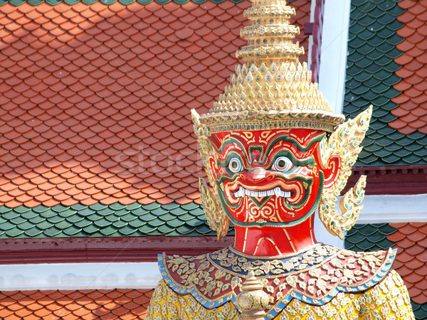 Tailandés demonio palacio Bangkok Tailandia viaje Foto stock © jakgree_inkliang