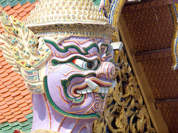 Tajska demon pałac Bangkok Tajlandia podróży Zdjęcia stock © jakgree_inkliang
