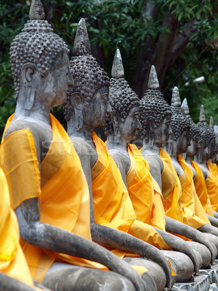 Buddha statue in Wat Yai Chai Mongkol- Ayuttaya of Thailand Stock photo © jakgree_inkliang