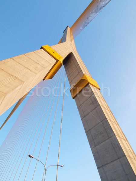 Mega sling Bridge,Rama 8, in bangkok Thailand Stock photo © jakgree_inkliang