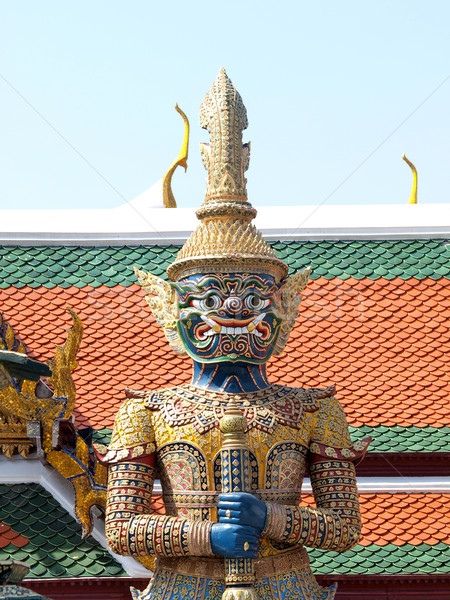 Tailandez demon palat Bangkok Tailanda călători Imagine de stoc © jakgree_inkliang
