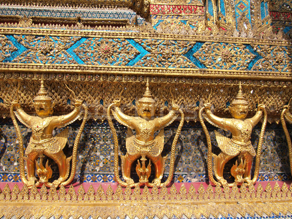 Stock fotó: Thai · démon · palota · Bangkok · Thaiföld · utazás