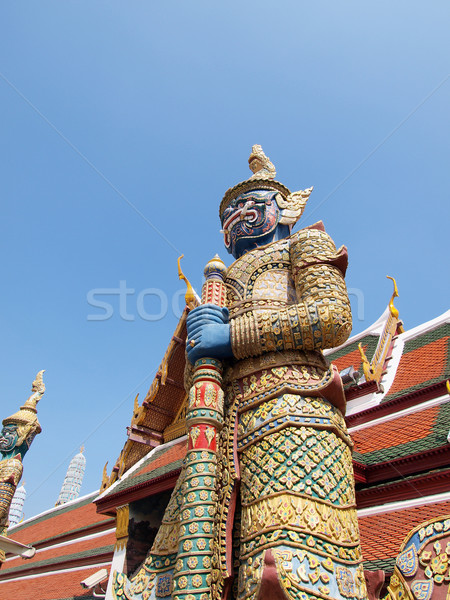 Tailandés demonio palacio Bangkok Tailandia viaje Foto stock © jakgree_inkliang