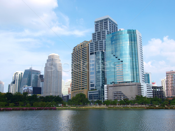 Business area buildings of Bangkok, Thailand      Stock photo © jakgree_inkliang