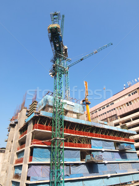 scaffolding, construction site Stock photo © jakgree_inkliang