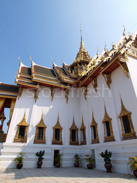 Palazzo Bangkok Thailandia erba costruzione estate Foto d'archivio © jakgree_inkliang