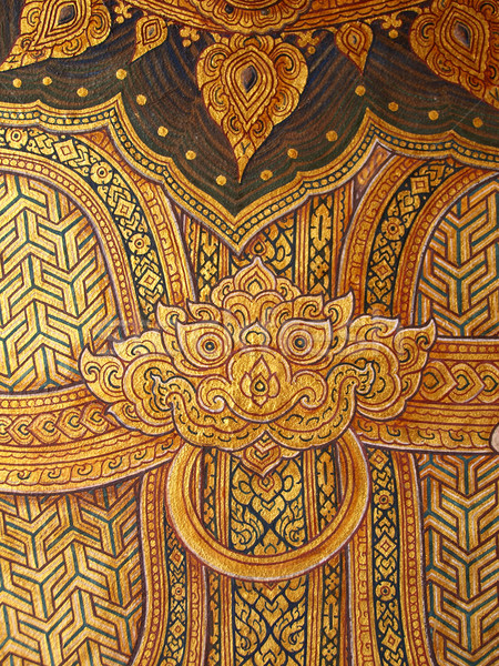 Wall art painting and texture in temple Thailand. painting about Stock photo © jakgree_inkliang