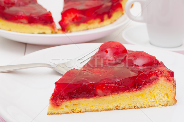 Stock photo: Strawberry Cake