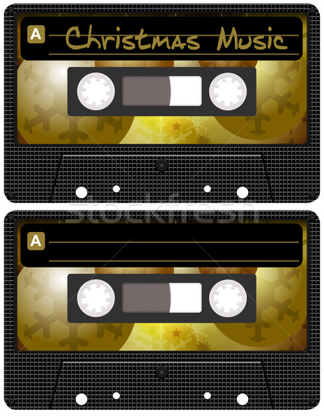 Christmas Music Tape Stock photo © jamdesign