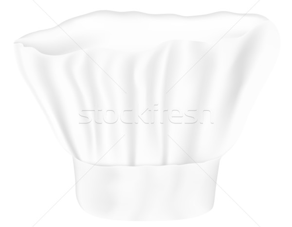Szakács sapka illusztráció fehér izolált étel szakács Stock fotó © jamdesign