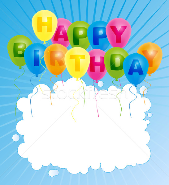 Happy Birthday Card Stock photo © jamdesign