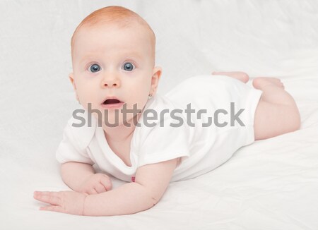 Baby Girl Stock photo © jamdesign