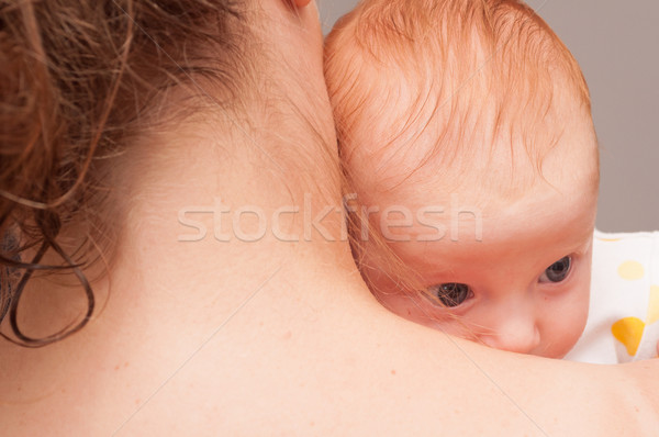 母親 赤ちゃん 後ろ 女性 ストックフォト © jamdesign