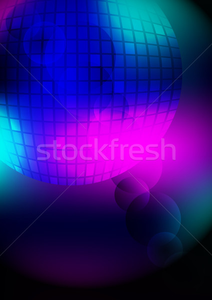 Parti disko topu karanlık müzik dans soyut Stok fotoğraf © jamdesign