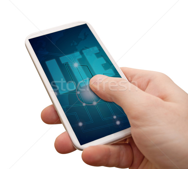 LTE Mobile Internet in Smartphone Stock photo © jamdesign