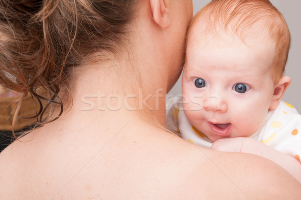 母親 赤ちゃん 後ろ 幸せ ストックフォト © jamdesign