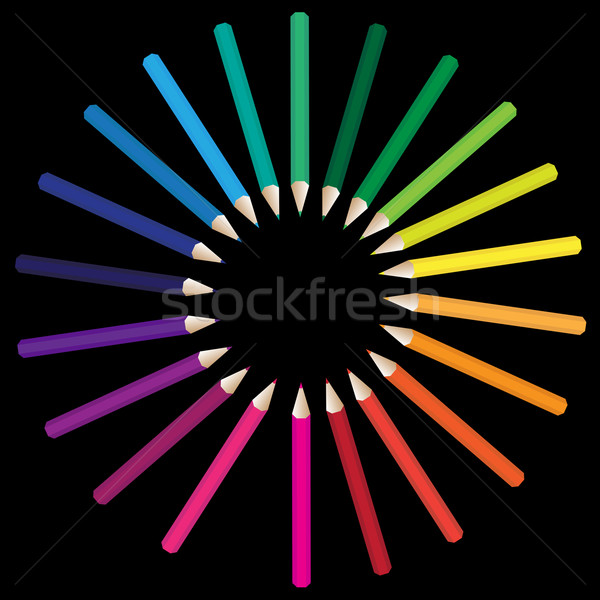 Crayons Color Range Stock photo © jamdesign