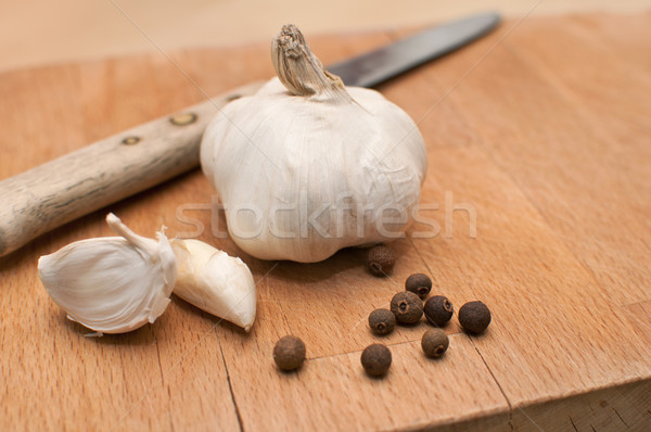 Garlic Stock photo © jamdesign