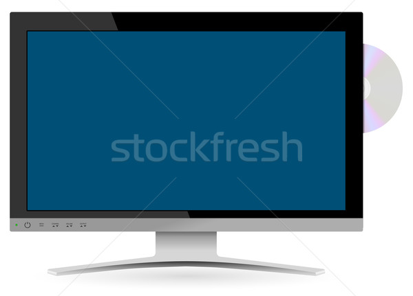 Todo uno ordenador ilustración tecnología Screen Foto stock © jamdesign