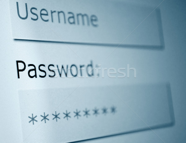 註冊 用戶名 密碼 因特網 瀏覽器 電腦屏幕 商業照片 © jamdesign