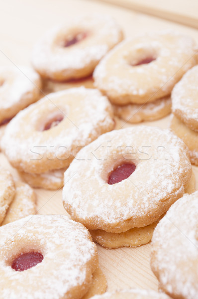 Cookies primer plano tradicional superficial alimentos Foto stock © jamdesign