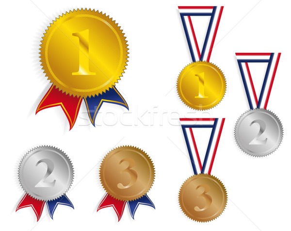 Award Medals / Ribbons Stock photo © jamdesign